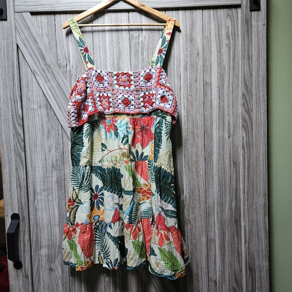 Farm Rio Crochet Mini Dress - Picture 3 of 16